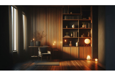 Moody Wooden Interior