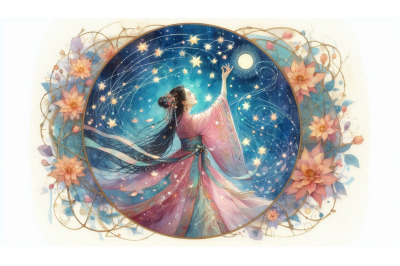Oil Painting Star Dancer