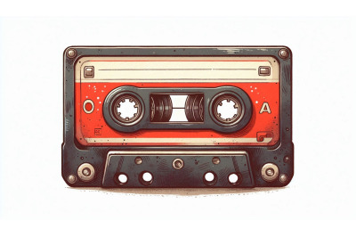 Old Cassette Tape Clipart