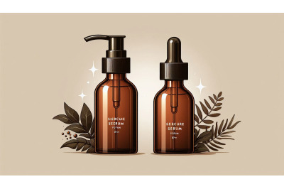 Amber Skincare Serum Pump