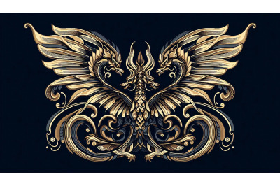 Art Deco Dragon