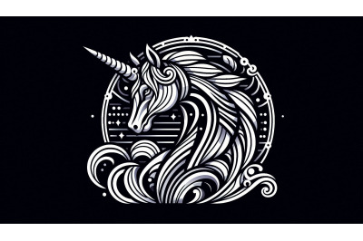 Art Deco Unicorn
