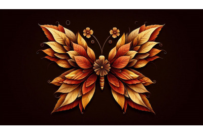 Autumn Leaf Butterfly