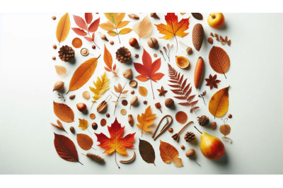 Autumn Leaves Flat Lay