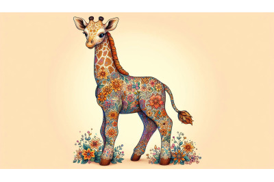 baby giraffe