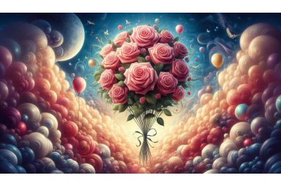 Balloon Rose Surreal