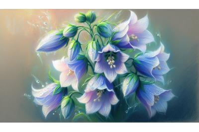 Bellflower Dew Pastel