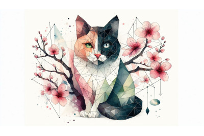 Blossom Tree Geometric