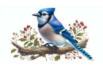 Bluejay Tree Realism