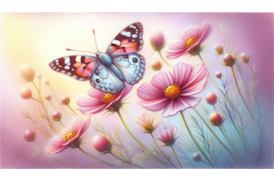 Butterfly Soft Pastel
