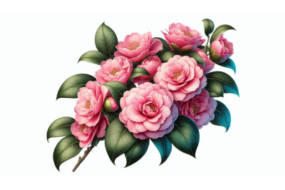 Camellia Petal Realism