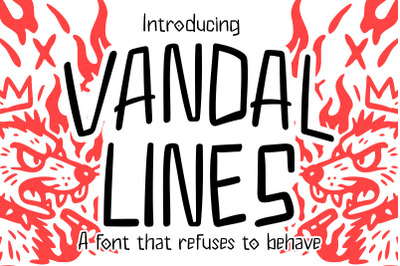 Vandal Lines Urban Handwritting