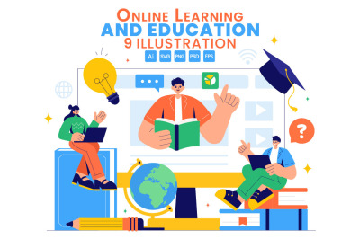 9 Online Learning and Education Illustration