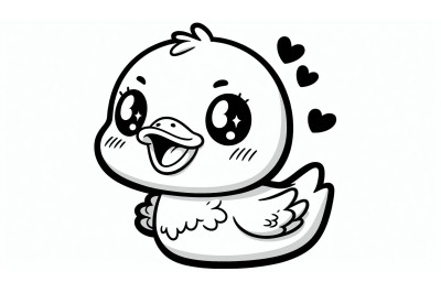 Cartoon Duck Beak