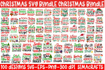 Christmas Mega Bundle 100 Designs&2C;Mega Retro Christmas&2C;3d Christmas Bu