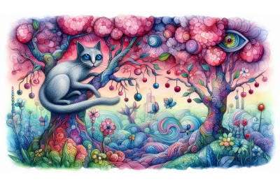 Cherry Paradise Cat