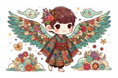 Children with wings