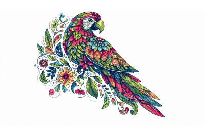 colorful parrot