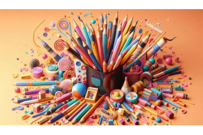 Colorful Pencil Set