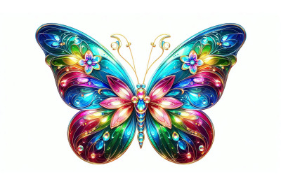Crystal Glass Butterfly