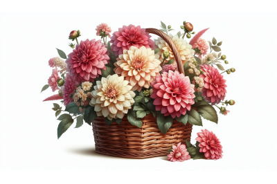 Dahlia Basket Realism
