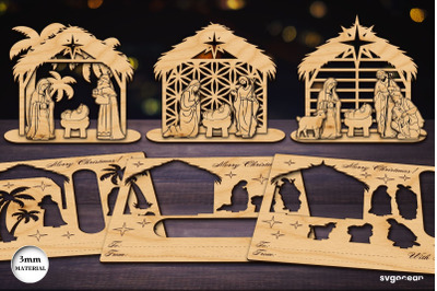 Nativity Scene Gift Cards Bundle