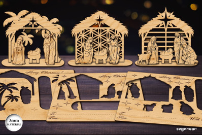 Nativity Scene Gift Cards Bundle