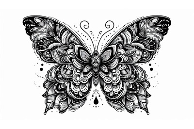 Butterfly Mandala Wings