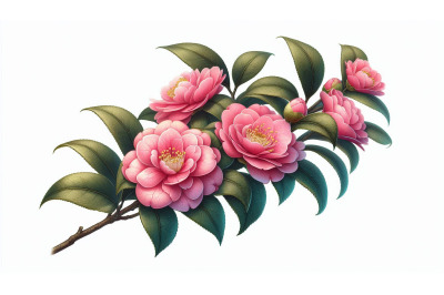 Camellia Petal Realism
