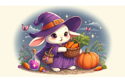 Carrot Basket Witch