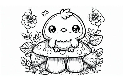Cartoon Baby Chick