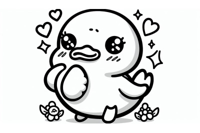 Cartoon Duck Beak
