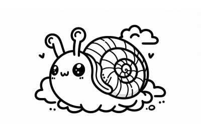 Cartoon Snail Shell
