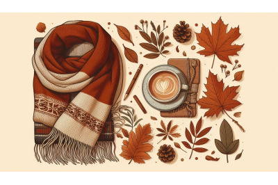 Cozy Flat Lay Autumn