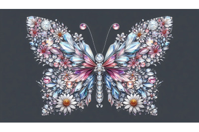 Crystal Shard Butterfly