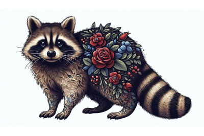 curious raccoon