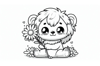 Cute Baby Lion