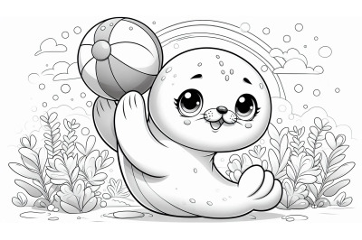 Cute Baby Seal