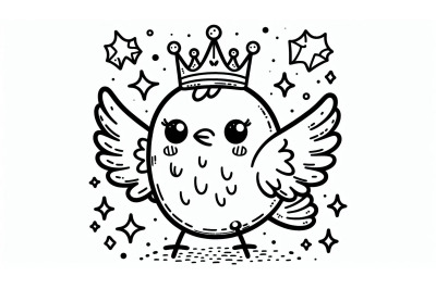 Cute Bird Crown