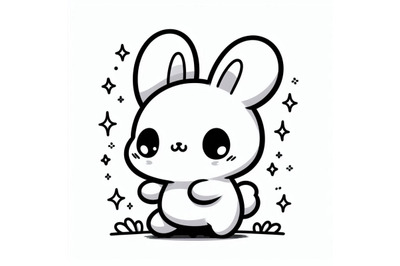 Cute Bunny Standing