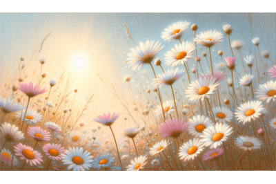 Daisy Meadow Pastel