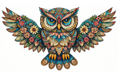 decorated owl