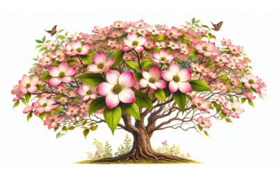 Dogwood Tree Watercolor