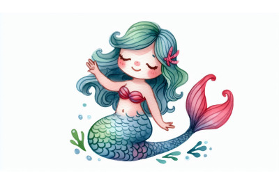 Doodle Mermaid Character Sketch