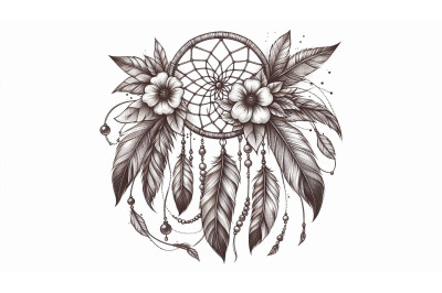 Dreamcatcher Feather Ornament