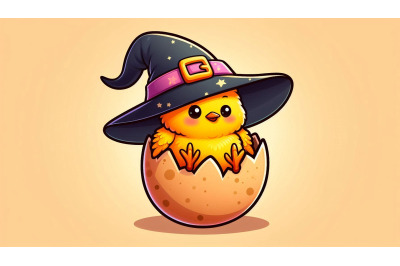 Egg Chick Witch