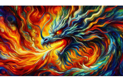 Expressionist Energy Dragon