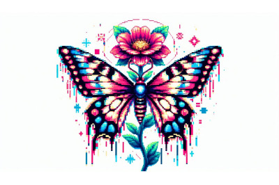 Glitch Art Butterfly