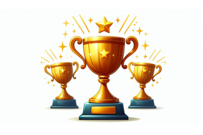 Golden Trophy Cup
