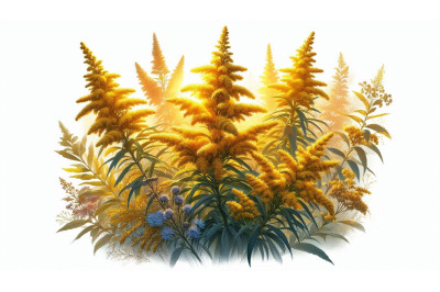 Goldenrod Sun Realism